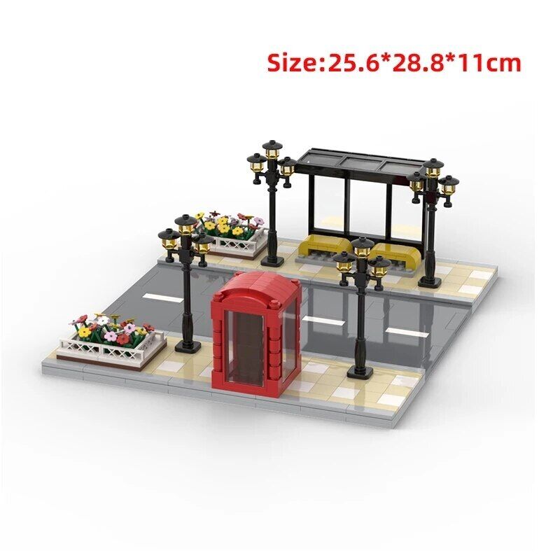 MOC City Road Traffic Lights Sign street for Lego Kit Building Blocks Sets DIY - - The Drift Art Co.