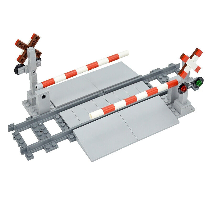 MOC City Train Track Walkway Buffer Stop for Lego Kit Building Blocks Sets DIY - LEGO (R) Bricks, Pieces & Parts - - The Drift Art Co.
