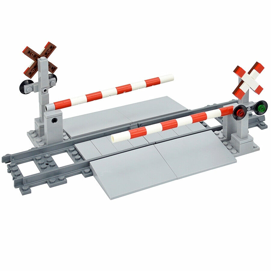MOC City Train Track Walkway Buffer Stop for Lego Kit Building Blocks Sets DIY - LEGO (R) Bricks, Pieces & Parts - - The Drift Art Co.
