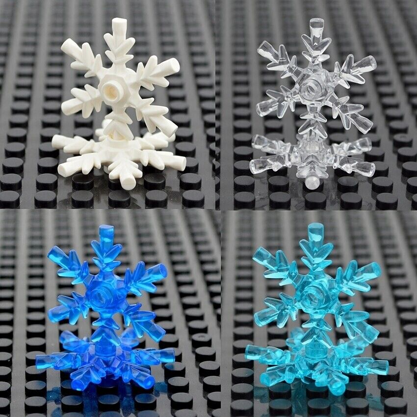 MOC Snowflake Ice Crystal 42409 City Part For Lego Sets Building Blocks Sets DIY -  - The Drift Art Co.