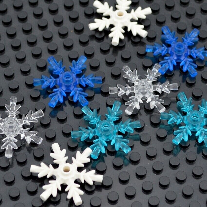MOC Snowflake Ice Crystal 42409 City Part For Lego Sets Building Blocks Sets DIY -  - The Drift Art Co.