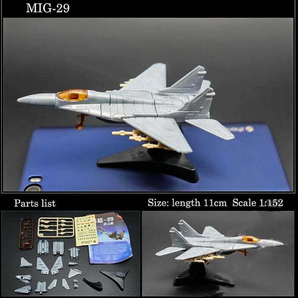 Mikoyan MiG-29 Fulcrum 4D Fighter Aircraft Plane Assembly Kit Model Art Toy - Aircraft - - The Drift Art Co.