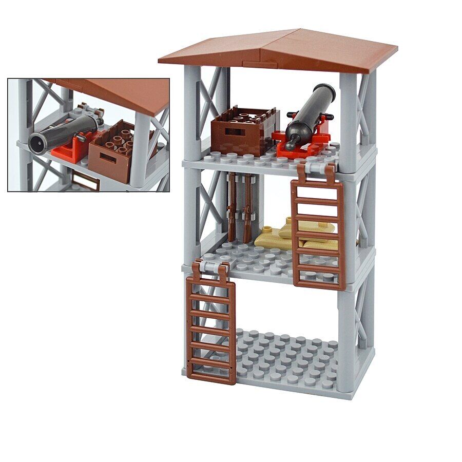 Military Base Barbed Wire Fence 30104 92338 For LEGO Building Blocks Brick Toy - - The Drift Art Co.
