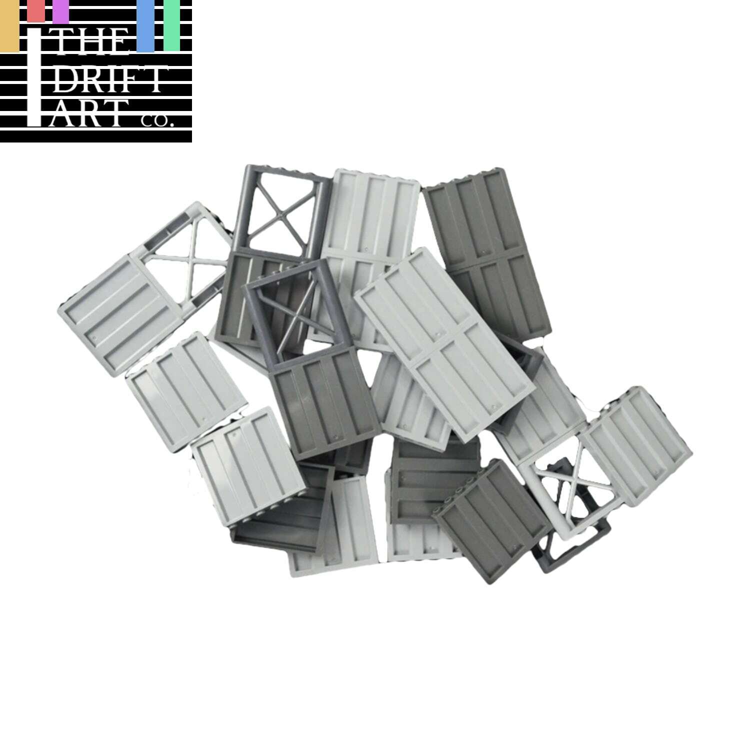 Military House Parts 23405 64448 Fence 1x6x5 Girder Figures Building Blocks Toy - Minifigure - - The Drift Art Co.