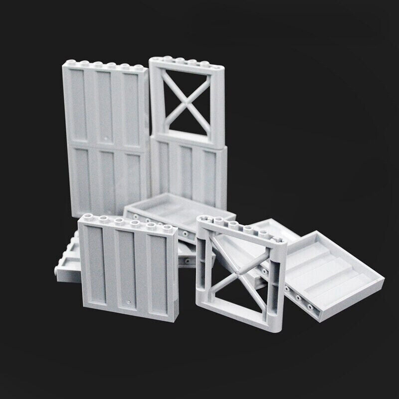 Military House Parts 23405 64448 Fence 1x6x5 Girder Figures Building Blocks Toy - Minifigure - - The Drift Art Co.