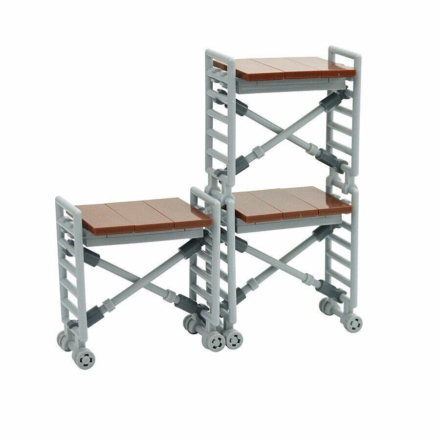 Military Sentry Tower Shelf w Stairs army For LEGO Building Blocks Brick Toy DIY - Minifigure - - The Drift Art Co.