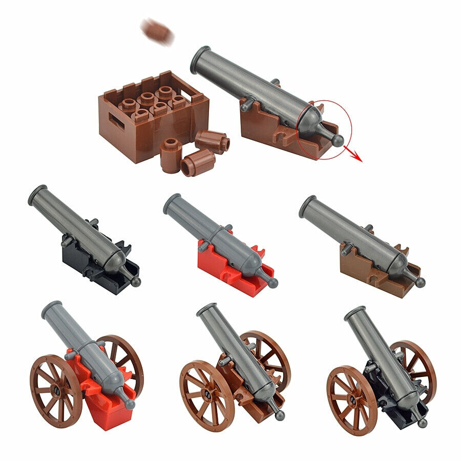 Military Weapon Gun Rifle Cannon Fort Bomb 2527 Building Blocks Toy DIY - Minifigure - - The Drift Art Co.