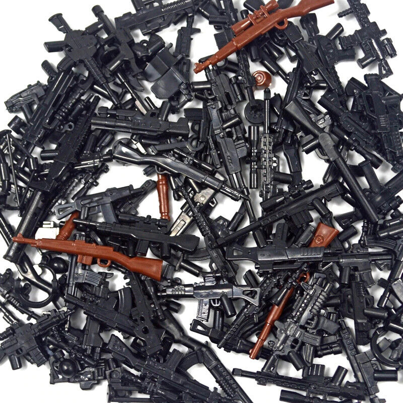 Military Weapon Gun Rifle Pistol Mortar Soldier Figures Building Blocks Toy DIY - Minifigure - - The Drift Art Co.