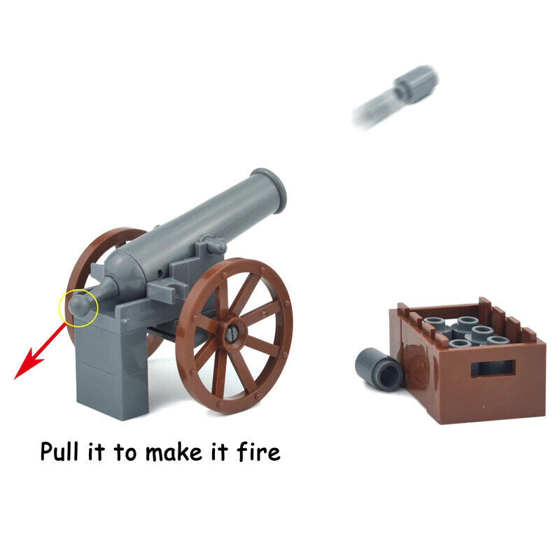 Military Weapon Gun Rifle Pistol Mortar Soldier Figures Building Blocks Toy DIY - - The Drift Art Co.