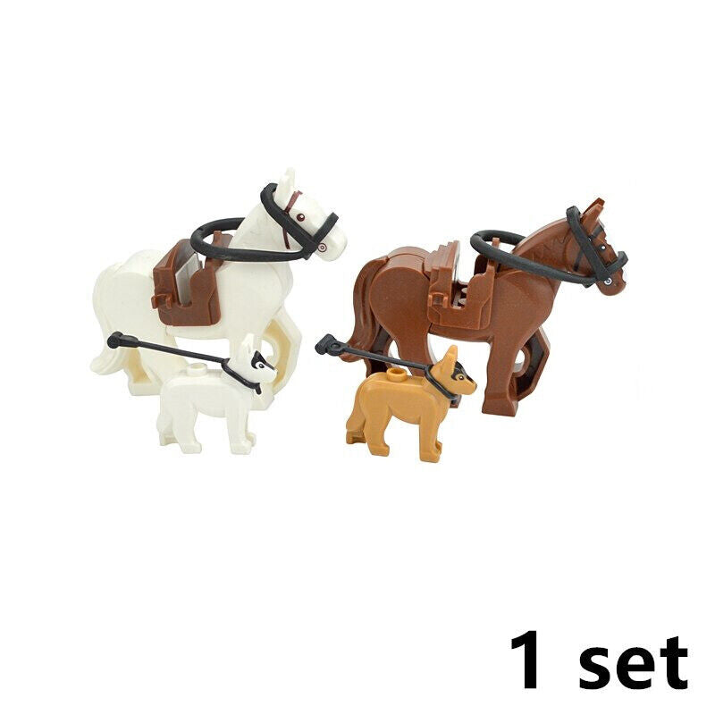 Military Weapon Gun Rifle Rack Cargo Horses Building Blocks Brick Set Toy DIY - - The Drift Art Co.