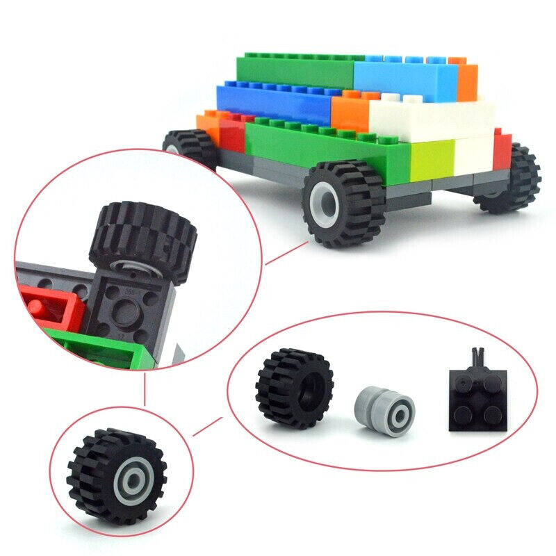 Parts City Classic Cars Wheel shaft for Lego Kits Building Blocks Model Sets DIY - - The Drift Art Co.