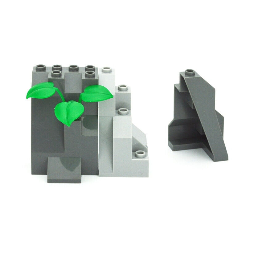 Rock Panel Rockery Mountain 8pc MOC Parts for Lego Sets Building Blocks Sets DIY - LEGO (R) Bricks, Pieces & Parts - - The Drift Art Co.