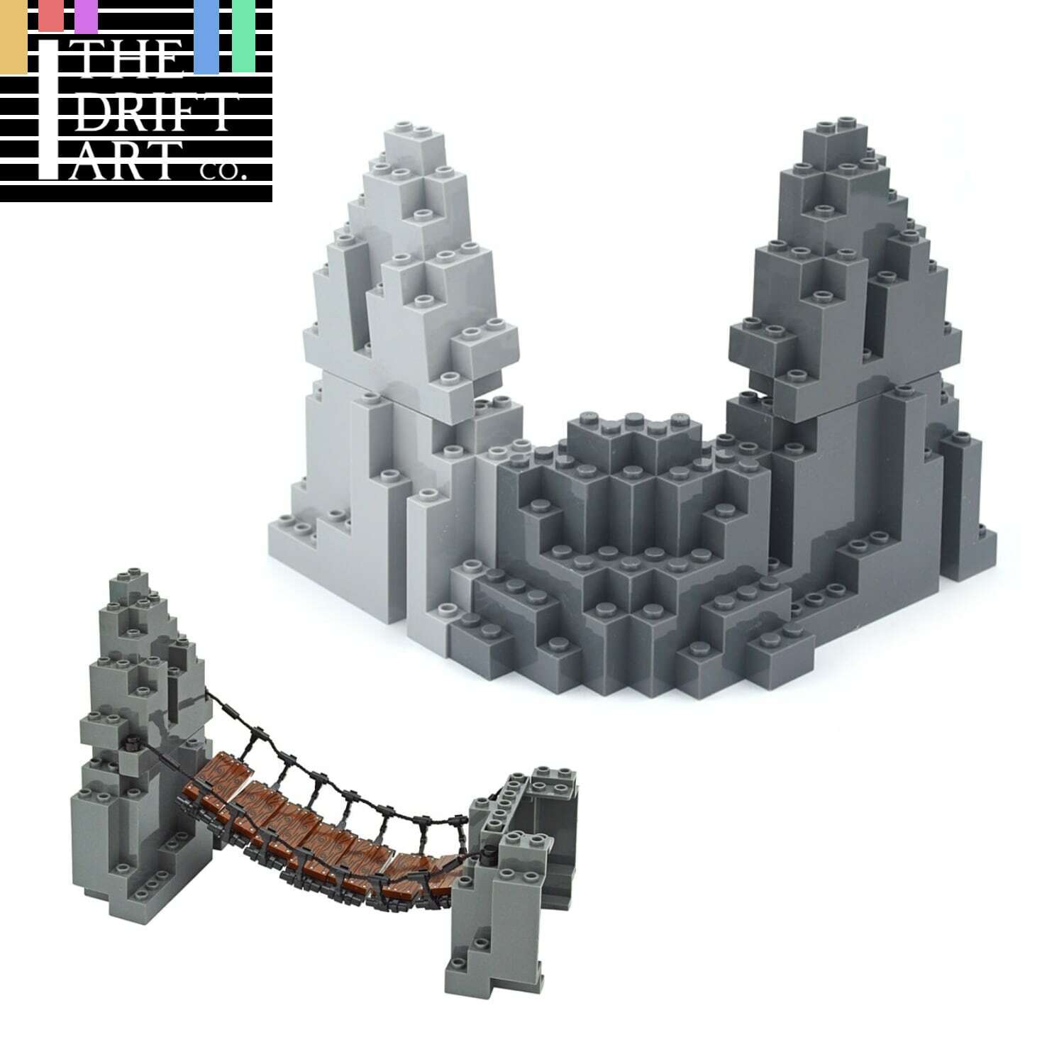 Rockery Mound Rock MOC Parts for Lego Sets Castle Garden Building Block Sets DIY - LEGO (R) Bricks, Pieces & Parts - - The Drift Art Co.