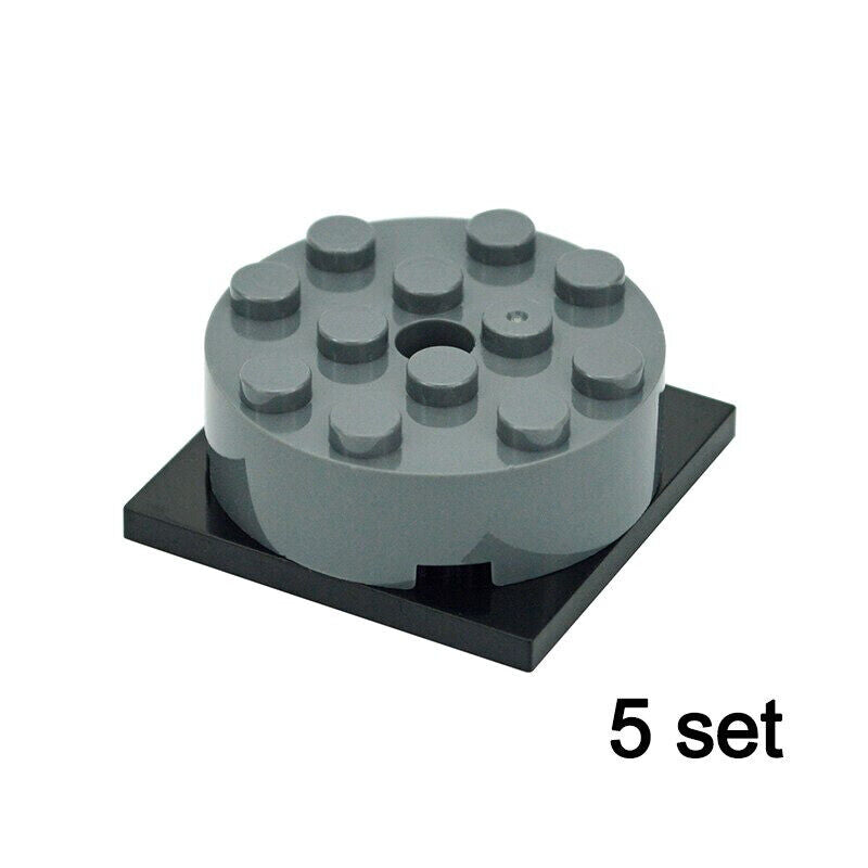 Round Plate 4 x 4 with Pin Hole 60474 87081 61485 Brick Building Blocks Sets - LEGO (R) Bricks, Pieces & Parts - - The Drift Art Co.