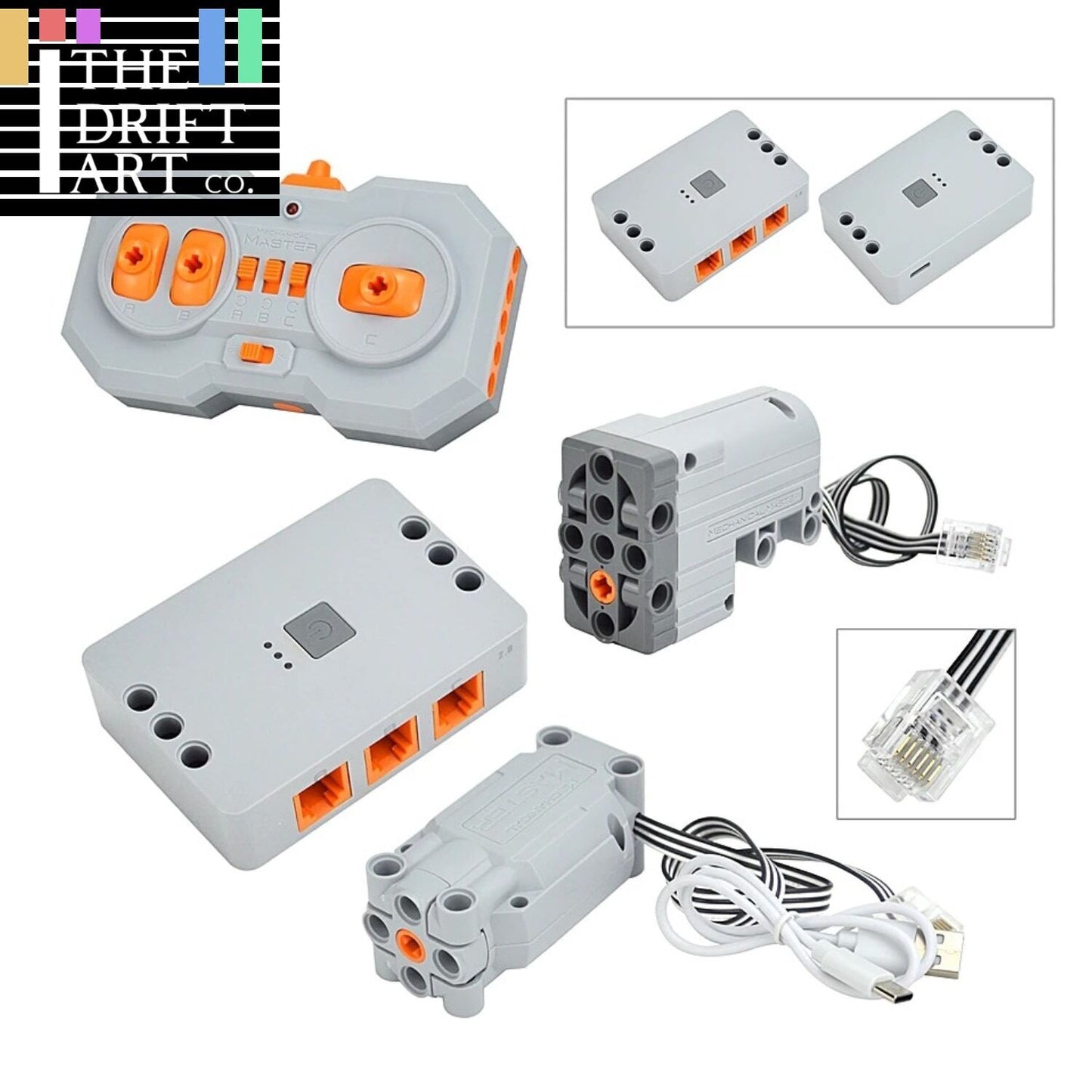 Servo Motor Remote Control Engine Set For Lego Kit Building Blocks Model Set DIY - - The Drift Art Co.#variant_sku#