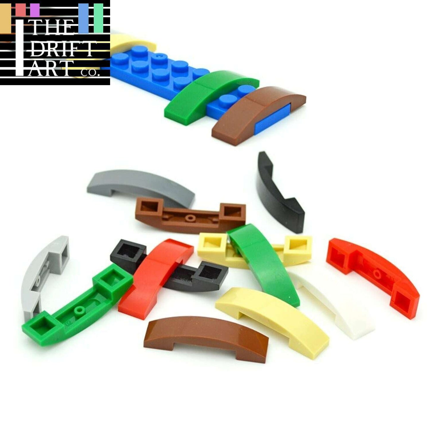 Slope Curved Hyperboloid Technic Part for 4x1 93273 Brick Building Blocks Set - - The Drift Art Co.