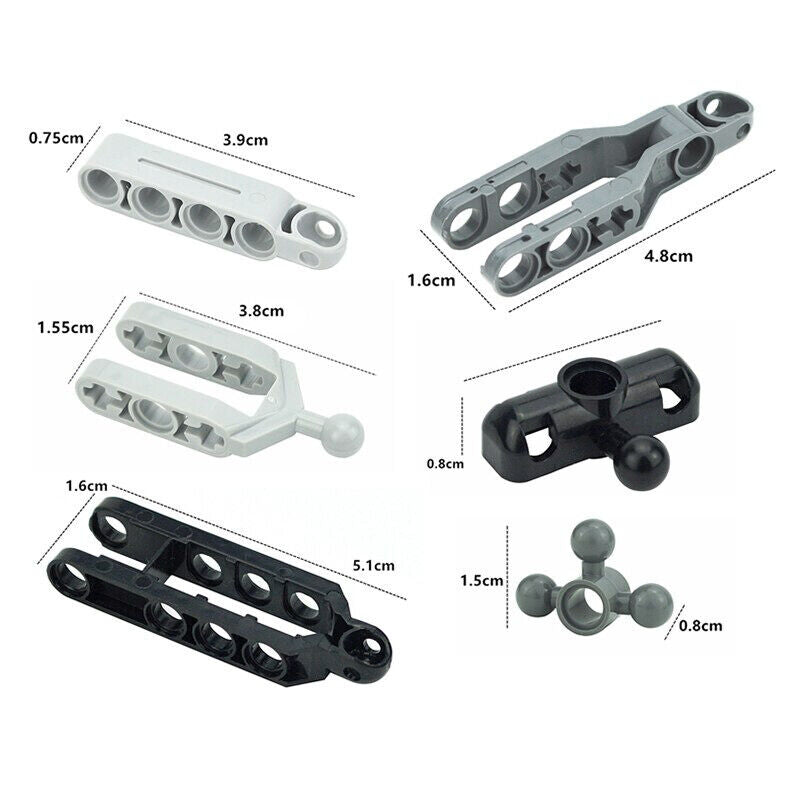 Steering Shock Absorber Arm 6571 6572 32195 57515 Building Blocks Brick Set DIY - - The Drift Art Co.
