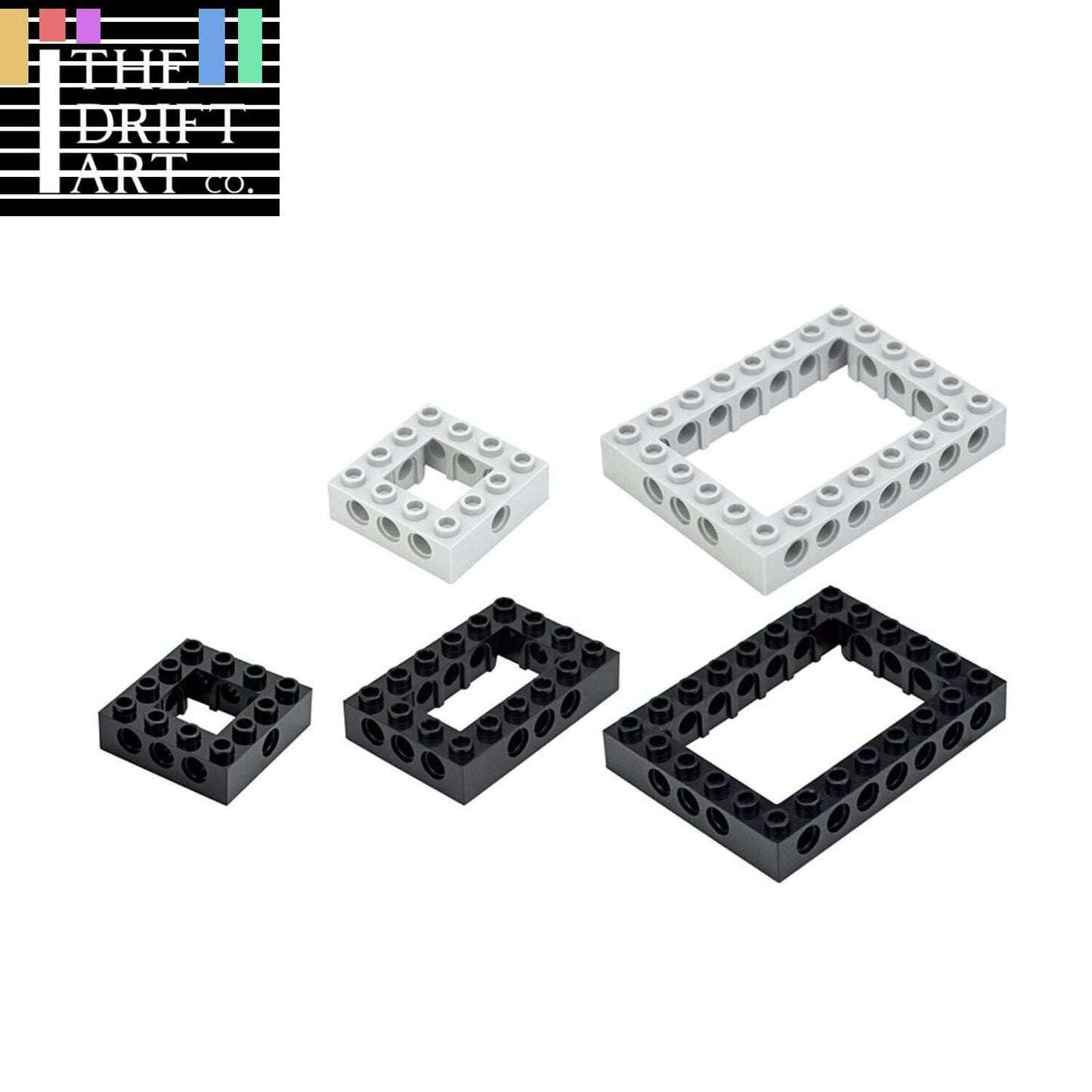 Technic 4x4 6x8 Frame 32324 32531 w Holes Parts for Building Blocks Brick Sets - - The Drift Art Co.