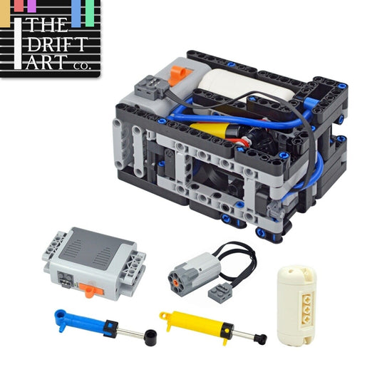 Compresor eléctrico para automóviles Technic, bomba neumática para juegos de bloques de construcción Lego