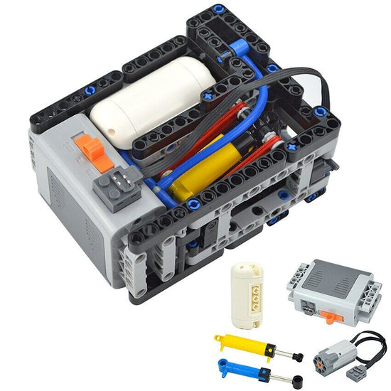 Compresor eléctrico para automóviles Technic, bomba neumática para juegos de bloques de construcción Lego