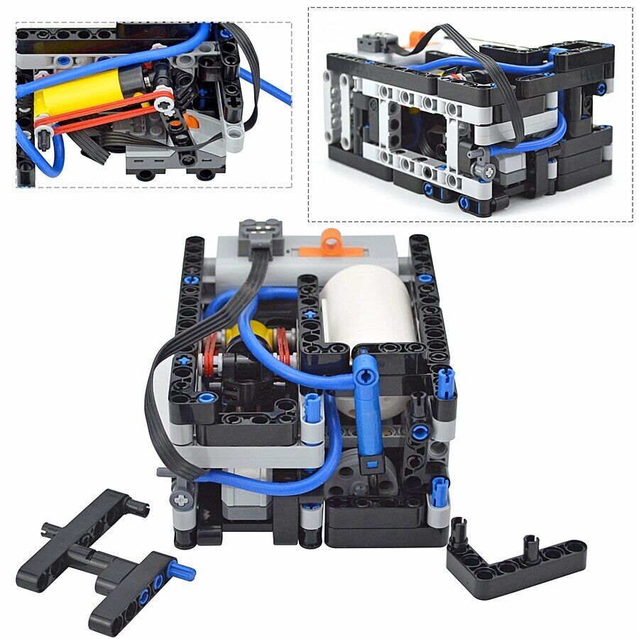 Technic Auto Electric Compressor Pneumatic pump for Lego Building Blocks Sets - LEGO (R) Bricks, Pieces & Parts - - The Drift Art Co.