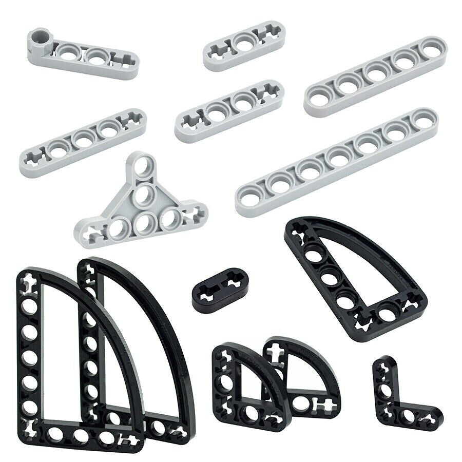 Technic Beam Thin Axle Hole L-shape Part 32251 for Lego Kits Building Blocks Set - - The Drift Art Co.