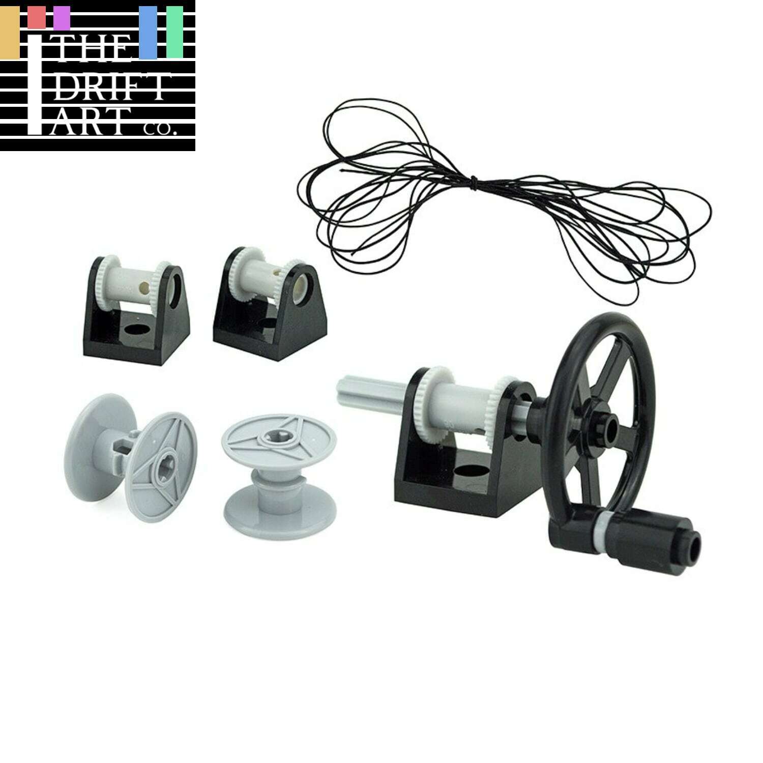 Technic Coiling Rope 56823 Reel w Drum 2584 for Lego Kit Building Blocks Set DIY - LEGO (R) Complete Sets & Packs - - The Drift Art Co.