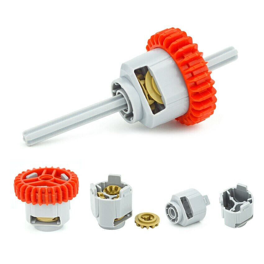 Technic Differential Gear-28 Teeth Round Axle for Lego Kit Building Blocks Sets - LEGO (R) Bricks, Pieces & Parts - - The Drift Art Co.