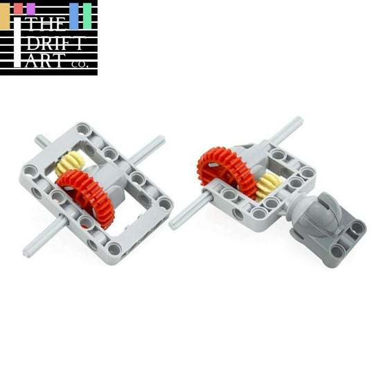 Engranaje diferencial Technic - Eje redondo de 28 dientes para juegos de bloques de construcción Lego