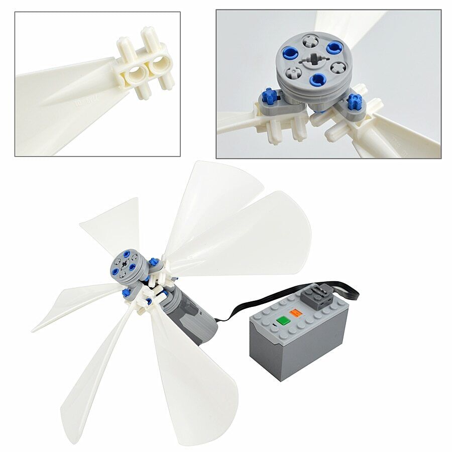 Technic EV3 89509 Wind Fan Propeller Parts for Lego Kit Building Blocks Set DIY - LEGO (R) Complete Sets & Packs - - The Drift Art Co.