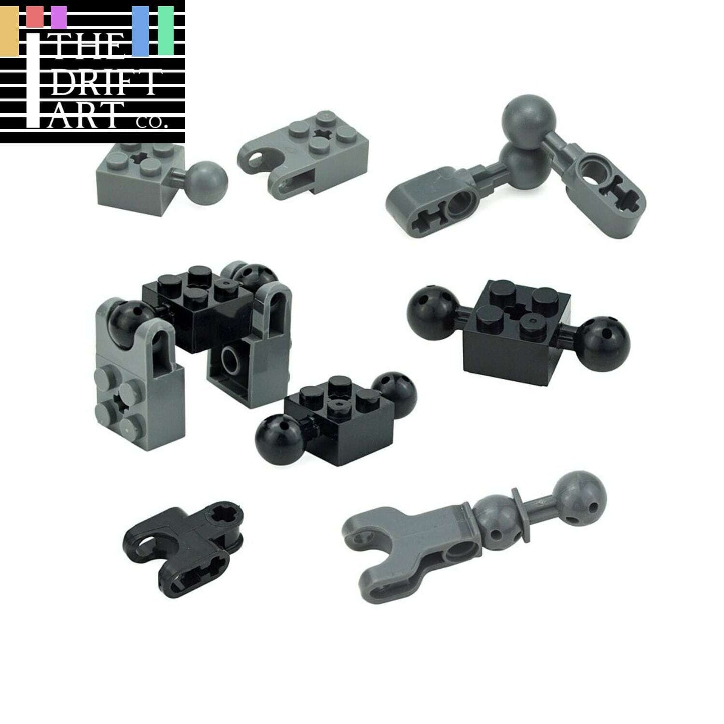 Technic Joint Parts w Ball Connector 92013 for Lego Kit Building Blocks Set DIY - - The Drift Art Co.