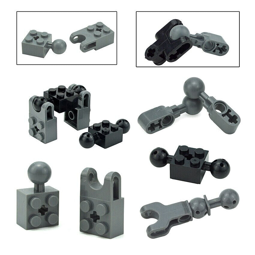 Technic Joint Parts w Ball Connector 92013 for Lego Kit Building Blocks Set DIY - LEGO (R) Complete Sets & Packs - - The Drift Art Co.