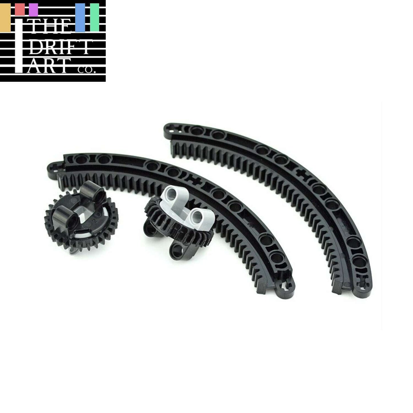 Technic Parts Bottom Top gear Rack 11x11 99009 99010 Building Blocks Bricks DIY - - The Drift Art Co.