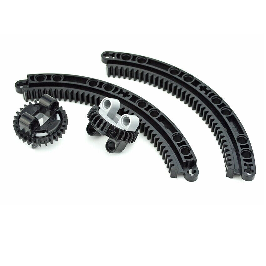 Technic Parts Bottom Top gear Rack 11x11 99009 99010 Building Blocks Bricks DIY - - The Drift Art Co.