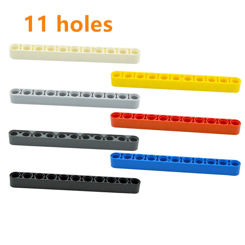 Technic Parts for 32525 1x11 Hole Arm Liftarm Thick Building Blocks Sets - - The Drift Art Co.