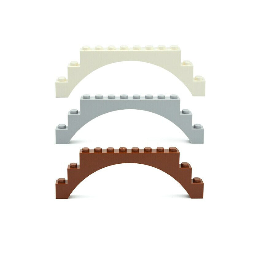 Technic Parts for LEGO 6108 1x12x3 Arch Underside Bridge Building Blocks Sets - - The Drift Art Co.