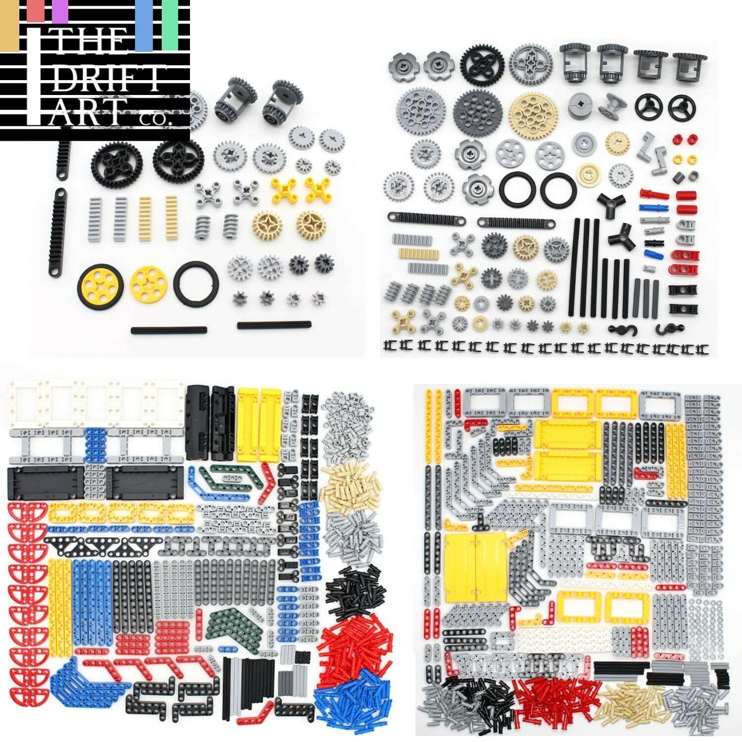 Technic Parts for Lego Kits Pin Liftarm Beam Axle Panel Car Building Blocks Sets - - The Drift Art Co.