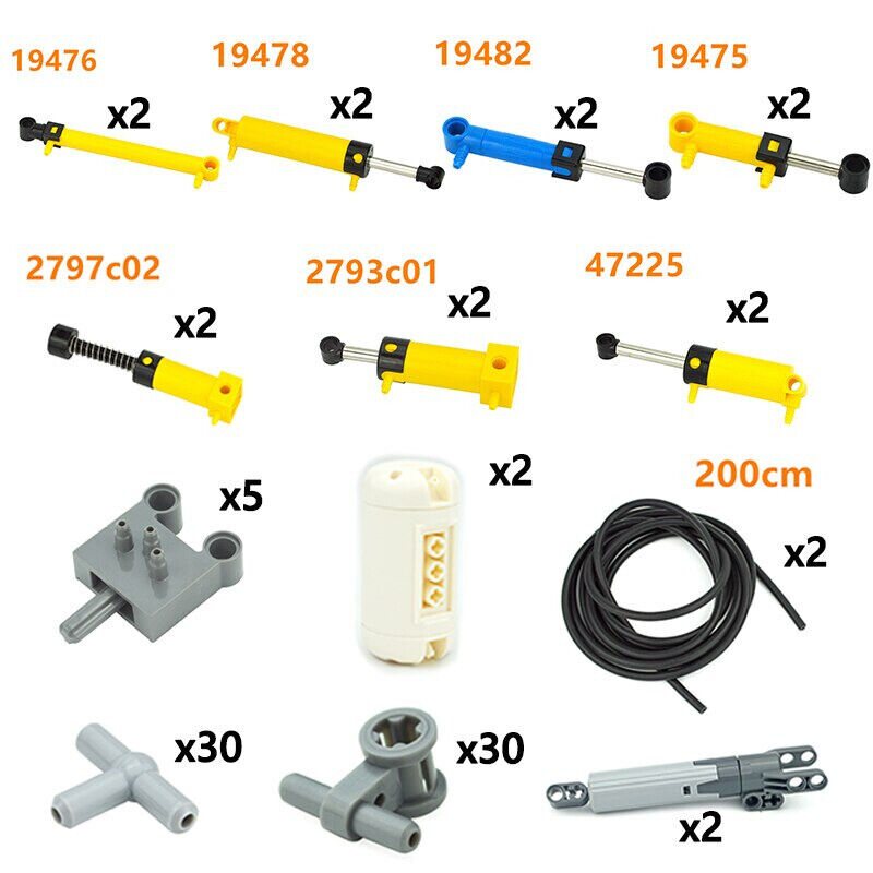 Technic Parts for Lego Kits Pneumatic Kit With Air Pump Car Building Blocks Sets - LEGO (R) Bricks, Pieces & Parts - - The Drift Art Co.