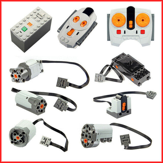 Piezas técnicas para kits Lego Servo Motor PF RC Bloques de construcción de automóviles Juegos de modelos DIY