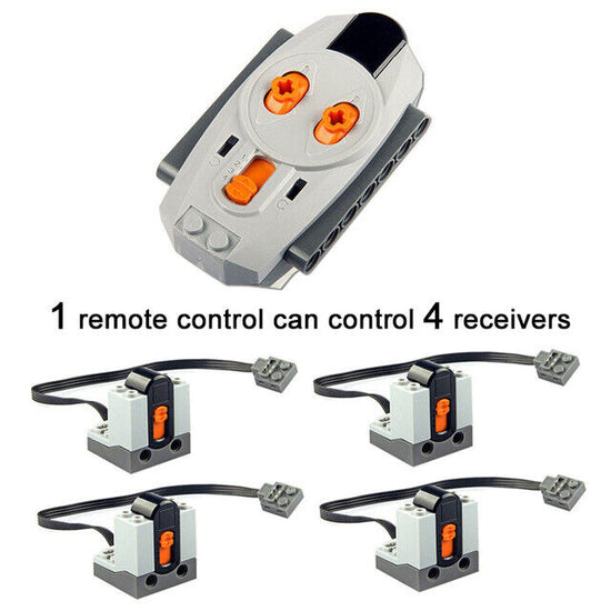 Piezas técnicas para kits Lego Servo Motor PF RC Bloques de construcción de automóviles Juegos de modelos DIY