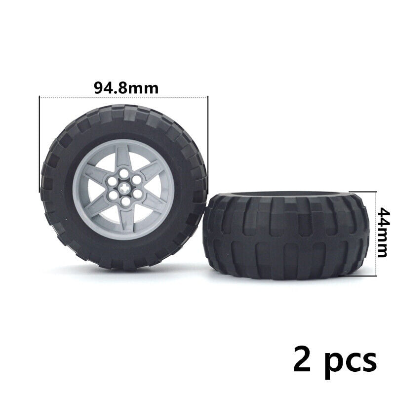 Technic Parts for Lego Kits Tire Wheel Hub RC Car Building Blocks Model Sets DIY - - The Drift Art Co.