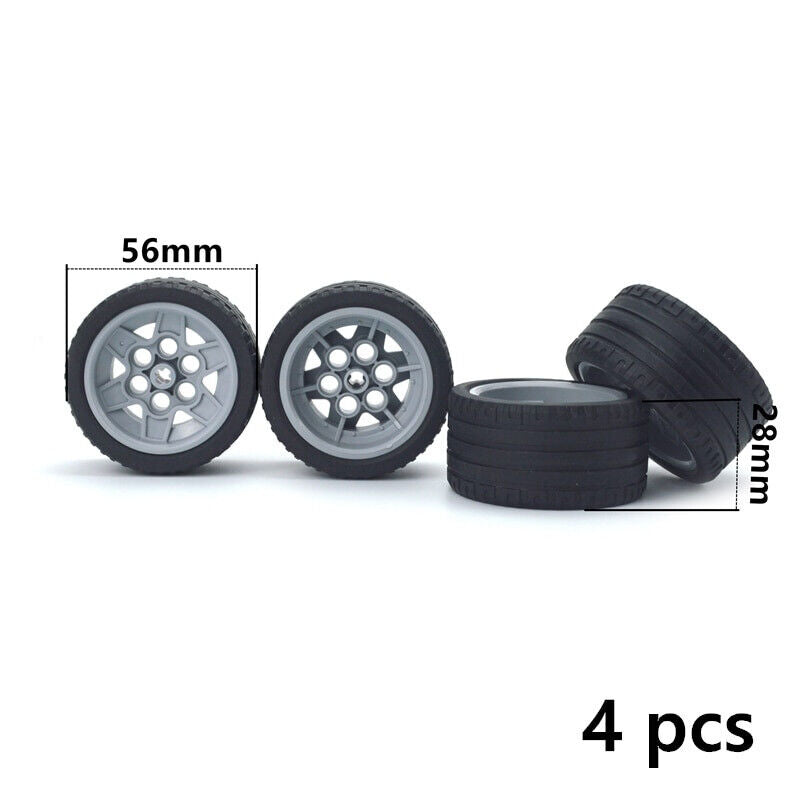 Technic Parts for Lego Kits Tire Wheel Hub RC Car Building Blocks Model Sets DIY - - The Drift Art Co.