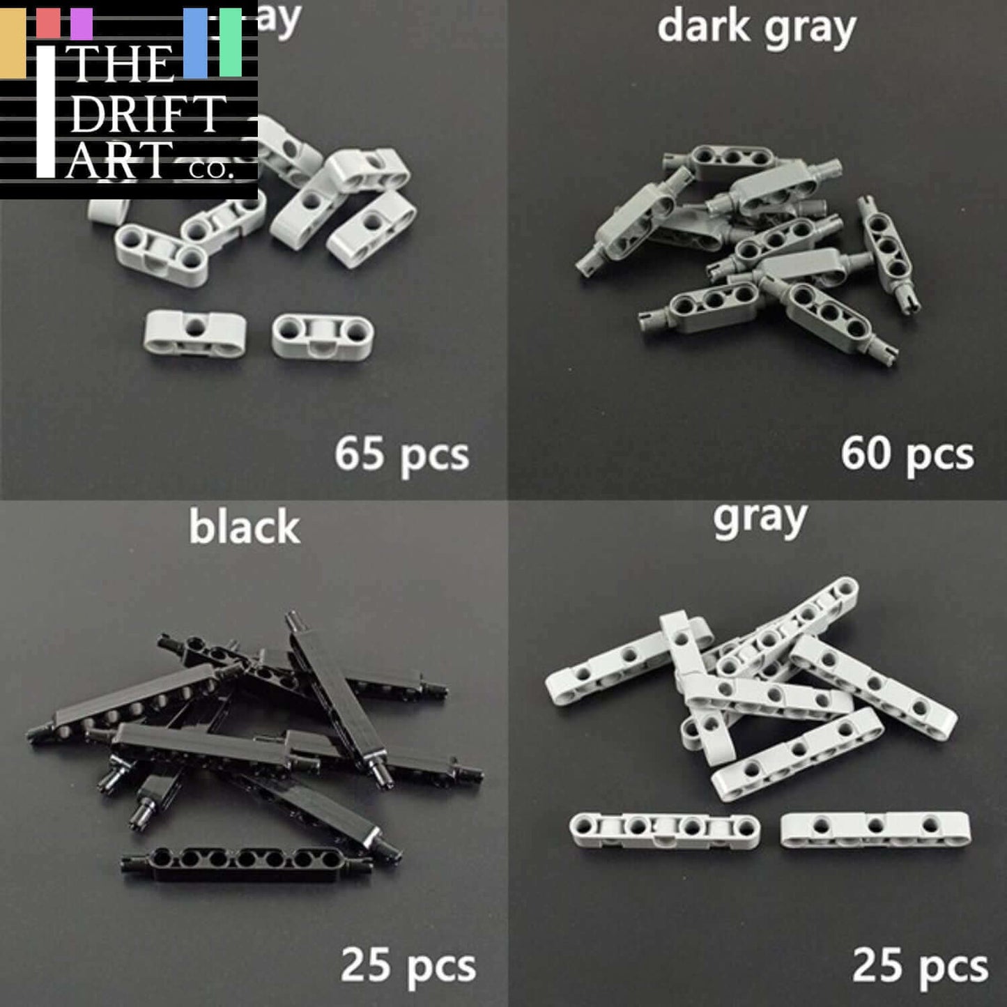 Technic Parts for Lego Kits beam axle studded Connector Building Blocks Sets DIY - - The Drift Art Co.