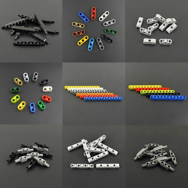 Technic Parts for Lego Kits beam axle studded Connector Building Blocks Sets DIY - - The Drift Art Co.