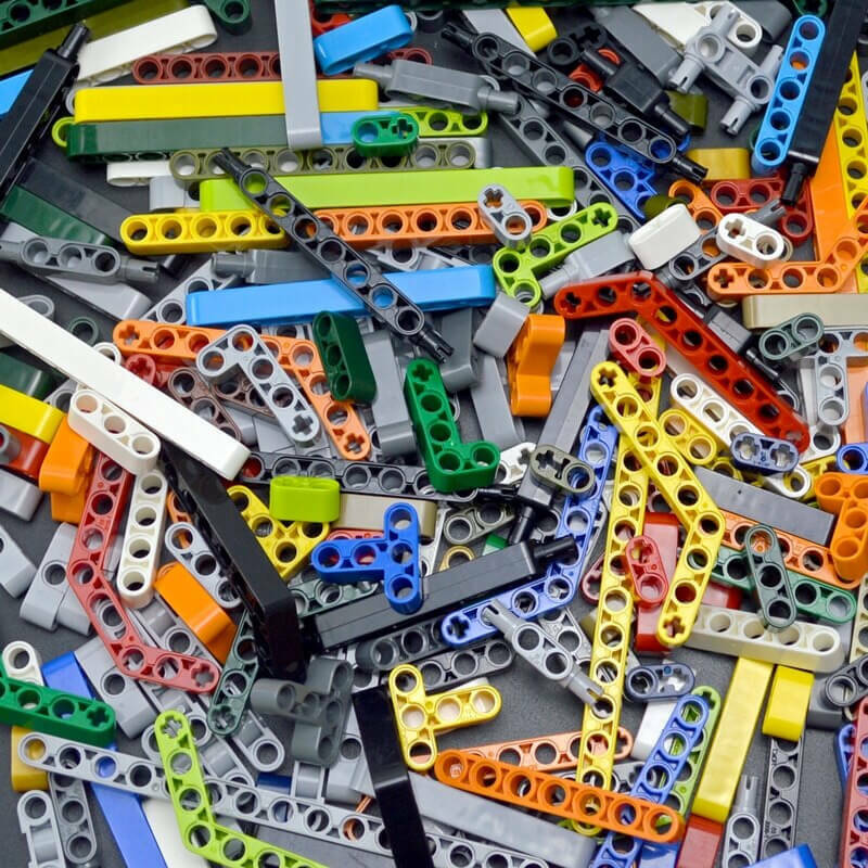 Technic Parts for Lego Kits beam axle studded Connector Building Blocks Sets DIY - - The Drift Art Co.