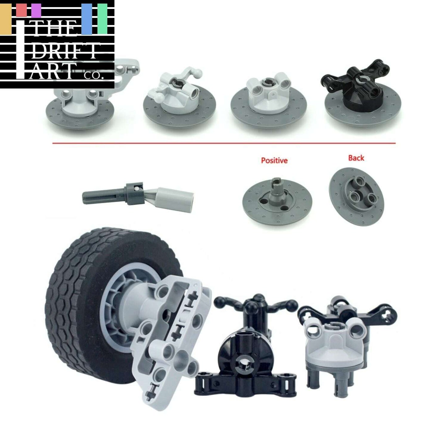 Technic Suspension Wheel Hub Gear Reduction for Lego Kit Building Blocks Set DIY - - The Drift Art Co.