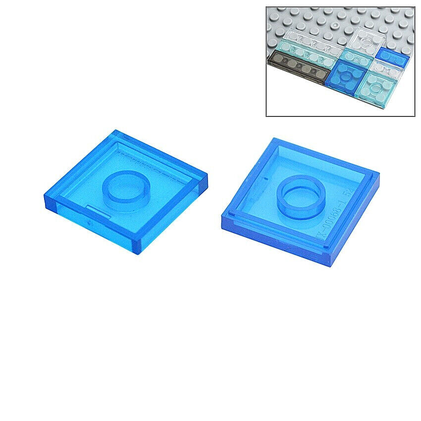 Transparent 1x2 2x2 1x4 Ceramic Tile 3068 3069 Building Blocks Bricks Toy DIY - - The Drift Art Co.