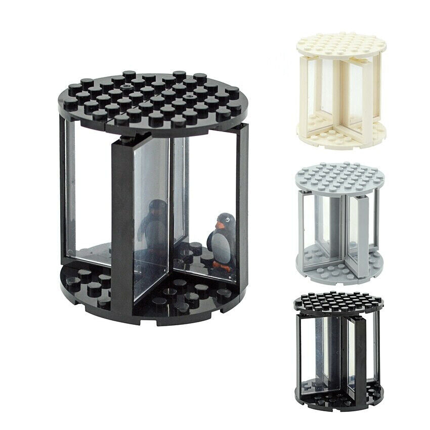 Transparent Revolving Door MOC 60596 85941 For LEGO Building Block Brick Toy DIY - Minifigure - - The Drift Art Co.