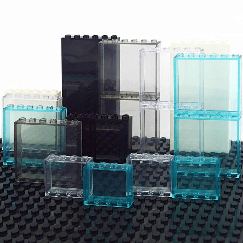 Window Frame Glass Transparent House Parts for Lego Sets Building Block Sets DIY - - The Drift Art Co.