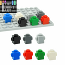100pcs 1x1 MOC Plate 47905 2 Sided Studs Education Building Block Bricks Toy DIY - Minifigure -  - The Drift Art Co.